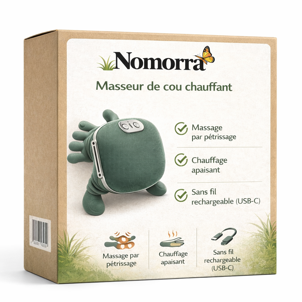 Coffret masseur chauffant
