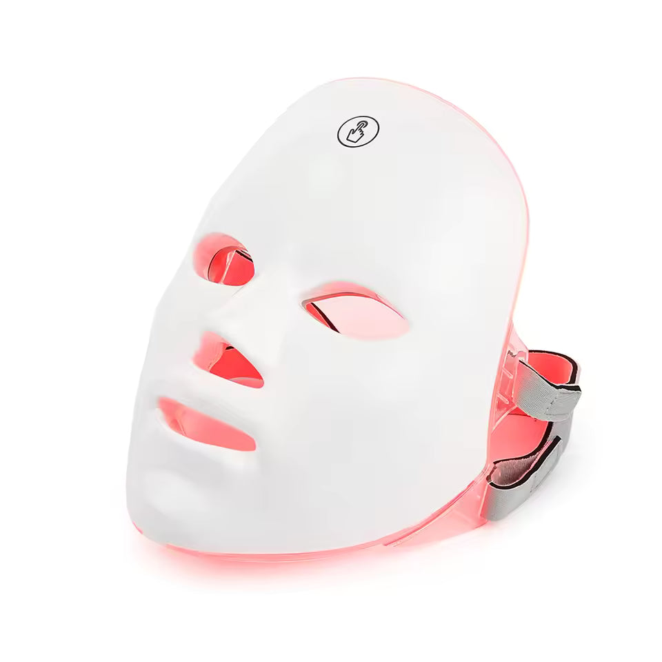 Masque Facial LED Rechargeable 7 couleurs LED